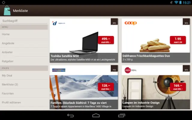 Deal.ch android App screenshot 3